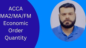 ACCA MA2/MA/FM Economic Order Quantity
