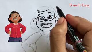 How To Draw Mei Lee Turning Red