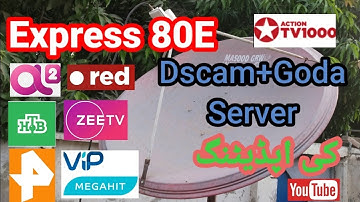 Dscam+Goda Server Leatest update on Express 80E Satellite 🛰️  | Dishmzg