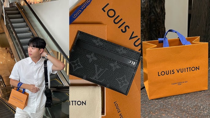 Louis Vuitton Double Card Holder Monogram Radiant Sun Monogram Macassar