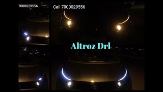 Tata Altroz Matrix DRL || Running DRL Altroz || Altroz DRL