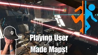 Playing User Made Maps Portal 2 Maps - Time To Embarrass Myself Smh