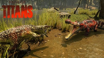 Metri vs Sarco - RustLands - Path of Titans Gameplay