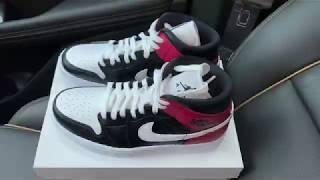 jordan 1 mid noble red womens