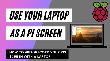 How to use your laptop as a monitor for your Raspberry Pi - also works for screen recording your Pi