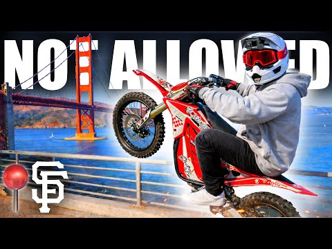 Exploring San Francisco On An Electric Dirtbike 
