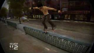me playin skate 2 with a sweet line.