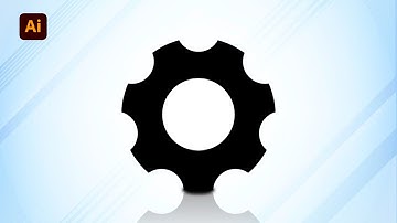 How To Draw The  Setting Icon In Adobe Illustrator 2024 tutorial | MJ Graphics