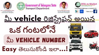How to find vehicle registration number search | How to check vehicle details in Telugu | TS RTA screenshot 5
