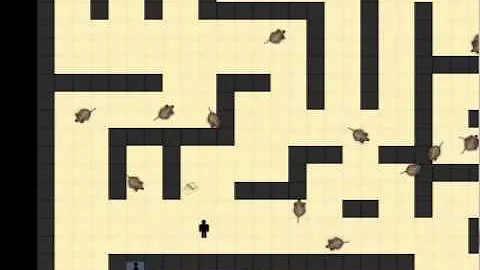 Wall avoidance steering behaviour with randomized motion