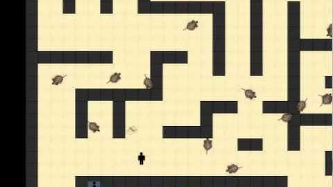 Wall avoidance steering behaviour with randomized motion