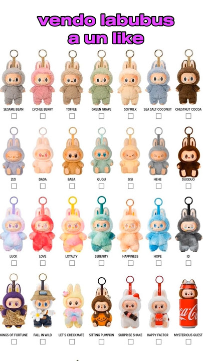 vendo labubus lleva el tuyo 😆 #labubu #cute #kawwai #toys