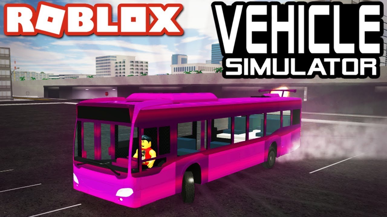 Crazy Bus Drifting In Vehicle Simulator Roblox Youtube - roblox bus model