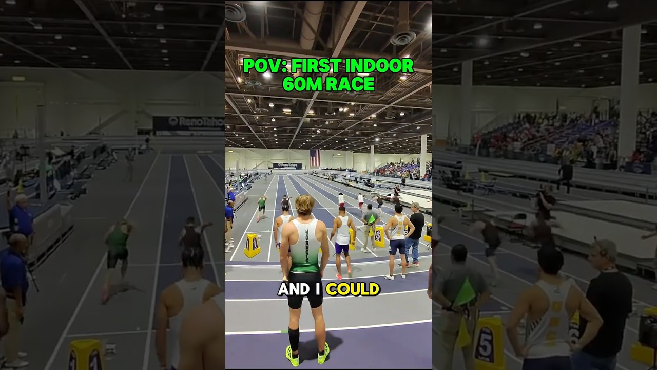 First Indoor 60M Race🤯