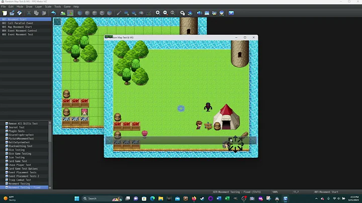RPG Maker MZ DEMO: Turn-Based Movement Experiments
