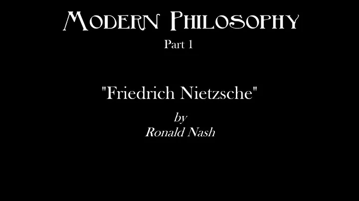 Nietzsche & Nihilism - Ronald Nash