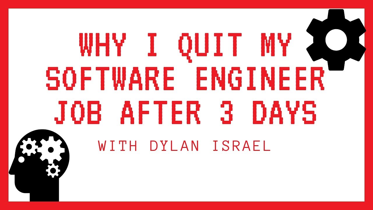 Why I Quit My Software Engineer Role | Ask a Dev with Dylan Israel ...