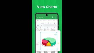 A1 Office best XLSX Reader: XLS Viewer Editor app for Android | #videos #chart #view #edit screenshot 5