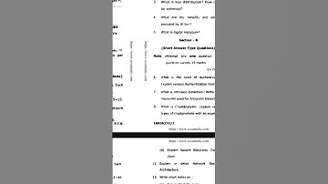 bca ccsu 6th sem computer network previous year question paper #bca  #ccsu #computer #shortsfeed