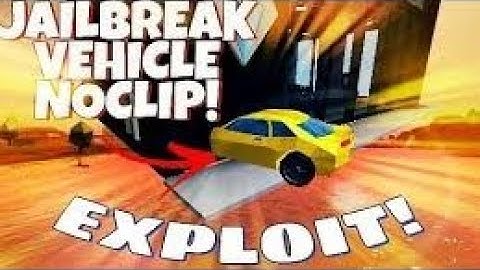 [UNPATCHED]How to noclip your car with btools roblox Jailbreak