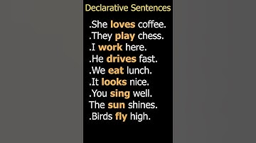 Declarative sentence