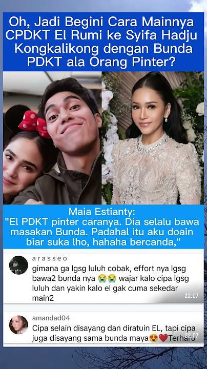 Download lagu CARA PDKT SYIFA PINTAR DIA SELALU BAWA MASAKAN KESUKAAN BUNDA. #syifahadju #gosipartis