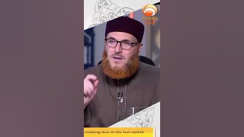 making dua in the last sajdah #shorts #reels #DrMuhammadSalah #hudatv