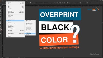 Why Use Black Overprint in Offset Printing | Offset Printing Output Settings
