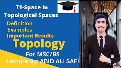 T1-Space in Topological Spaces With Definition and Examples|| Important Results in Urdu/Hindi