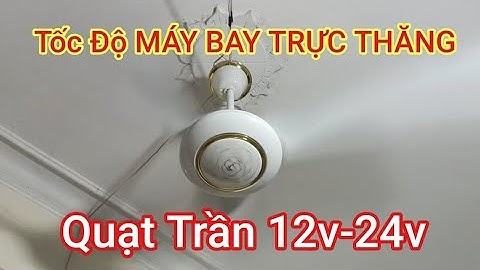 🇻🇳 Quạt Trần 12v Không Chổi Than Chạy Trực Tiếp Từ Tấm Pin 200w + Ắc Quy - Shop Solar