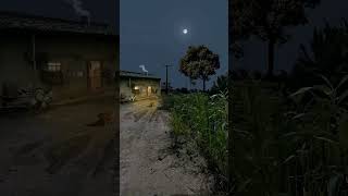 Village Life | Village night life| beautiful night| Asmr shorts| soothing music video #shorts #asmr