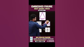 EMBEDDED FIGURES 2 Sec Trick | SSC | Railway | SSC MTS | APPSC | TSPSC | AP/TS SI, Constable