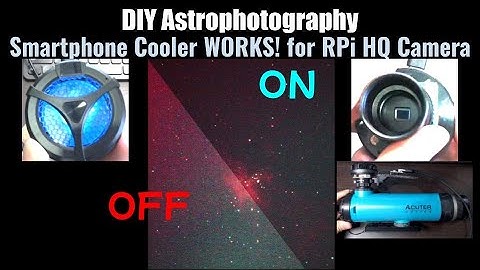 [DIY Astrophotography Tested] Smartphone Cooler Works/スマホクーラーで冷やしてみた