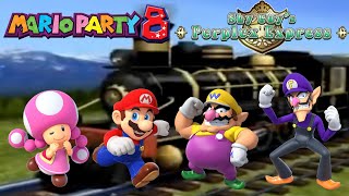 Mario Party 8 - Toadette vs Mario vs Wario vs Waluigi - Shy Guy's Perplex Express