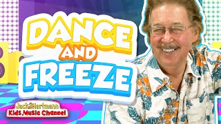 dance freeze fun freeze dance song kids jack hartmann
