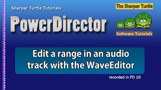 PowerDirector - Edit a range in an audio track with the WaveEditor screenshot 5