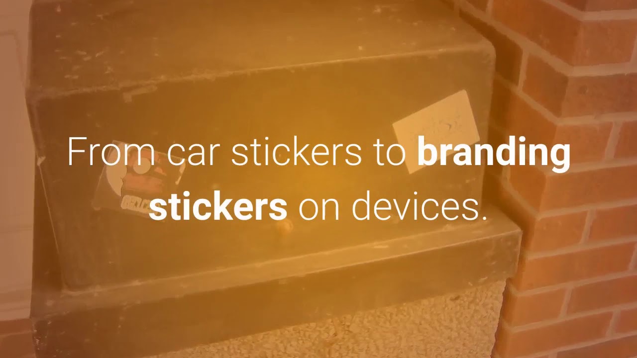 Stickers Printing Randhart Gauteng YouTube