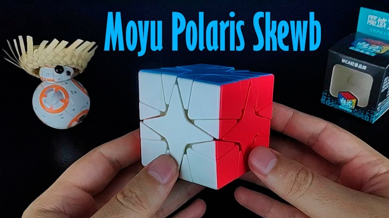 Cubo Mágico Profissional Skewb Polaris Moyu Estrela Giratoria