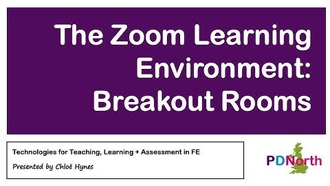 The Zoom Learning Environment Part 4: Breakout Rooms