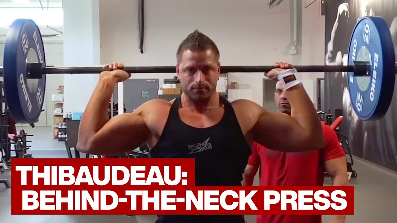 Standing Behind Neck Press You