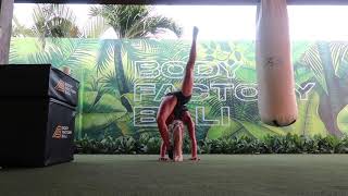 Handstands and Contortion Bali with Fitness model