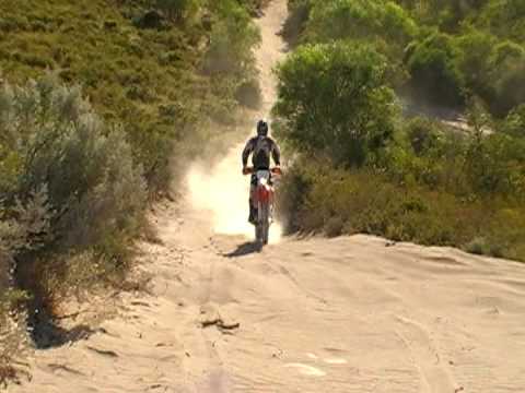 Scott parks his crf450x