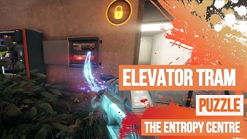 The Entropy Centre walkthrough - elevator tram puzzle - area 6 - chapter 6 - puzzle solution