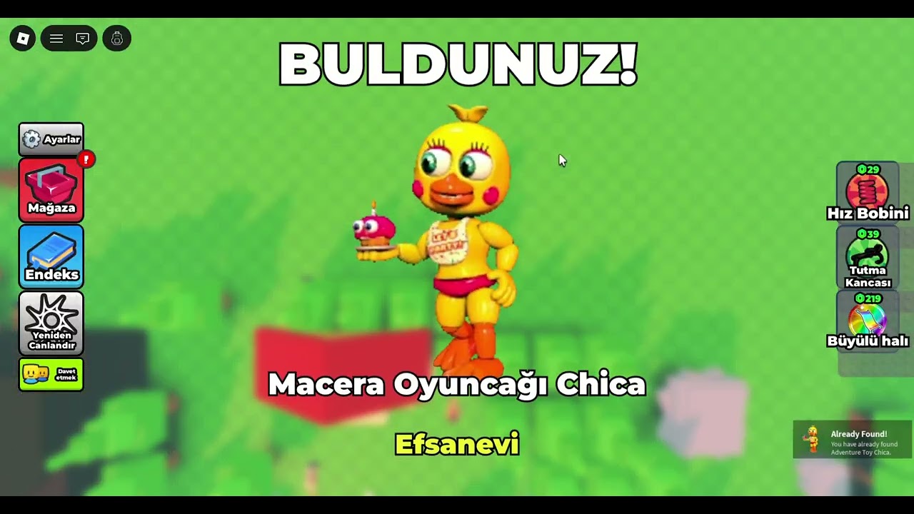 fnaf karakterlerini bulduk.