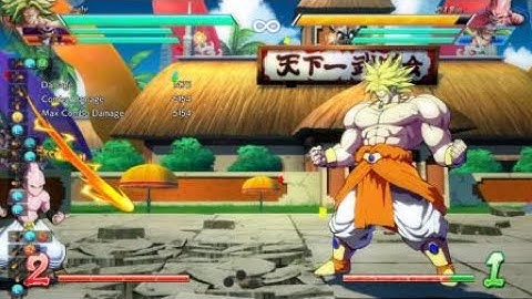 Broly j.2H Confirm into Side-Switch Combo with Cooler/Cell Assists