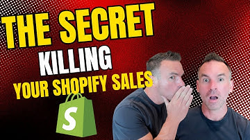 The Secret Problem Killing Your Shopify Sales: Fix This First