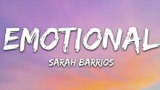 Sarah Barrios - Emotional (Lyrics)
