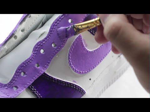 Custom Nike Air Force 1 Butterfly - YouTube