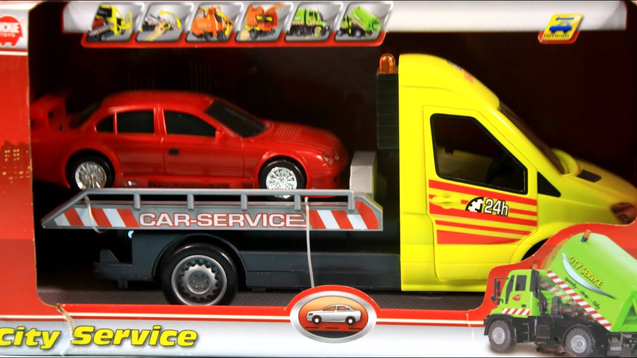 Tow Truck / Laweta Air Pump Pomoc Drogowa Dickie Simba www.MegaDyskont.pl YouTube