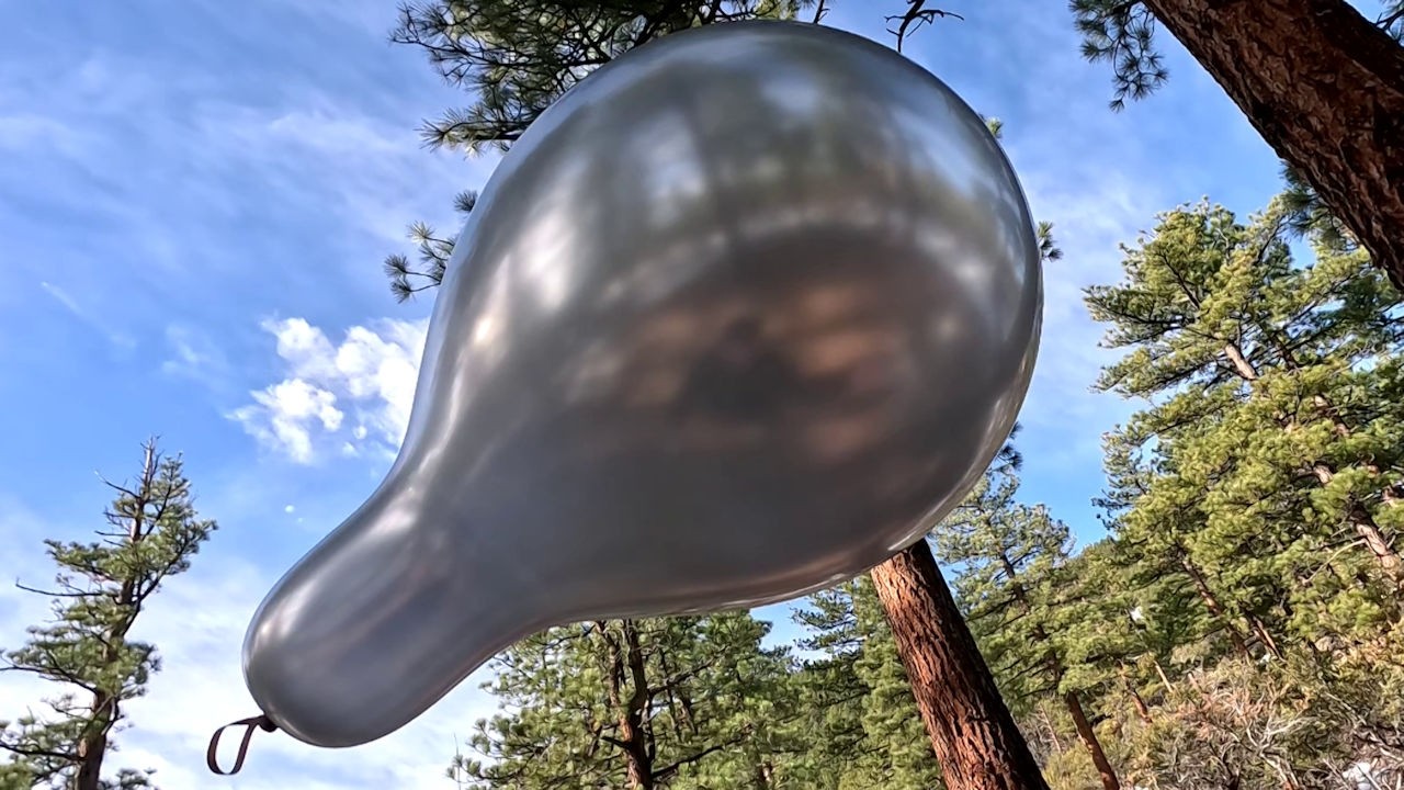 Silver 18 inch Balloons Inflate, Bounce, Float, Fly Away, NonPop, 4K, Forest Balloon Play Non-Pop 31